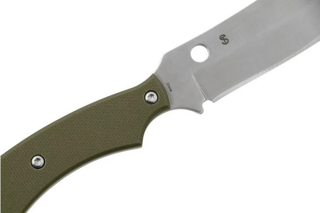 Spyderco Stok Bowie FB49GPOD OD Green G10 Fixed Knife, Sjoerd Stok Design 5 Spyderco Stok Bowie FB49GPOD OD Green G10 Fixed Knife, Sjoerd Stok Design - Image 5