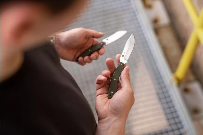 Spyderco Stok Bowie FB49GPOD OD Green G10 Fixed Knife, Sjoerd Stok Design 7 Spyderco Stok Bowie FB49GPOD OD Green G10 Fixed Knife, Sjoerd Stok Design - Image 7