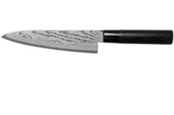 Tojiro Shippu Black Damascus Chef's Knife 18 Cm, FD-1593