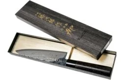 Tojiro Shippu Black Damascus Chef's Knife 18 Cm, FD-1593 -Knives Shop TJFD 1593 08 tojiro sippu black