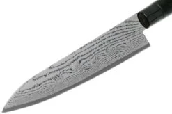 Tojiro Shippu Black Damast Chef's Knife 24 Cm, FD-1595 -Knives Shop TJFD 1595 03 tojiro sippu black