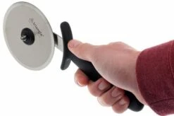 Triangle Pizza Cutter, Blade Diameter: 10 Cm -Knives Shop TR505771007 04 triangle pizzasnijder tr505771007 04