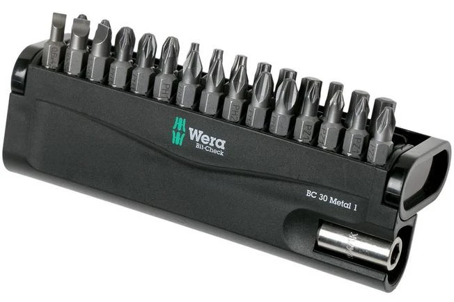 Wera Bit-Check 30 Metal 30-piece Bit Set, 5057434001 2 Wera Bit-Check 30 Metal 30-piece Bit Set, 5057434001 - Image 2