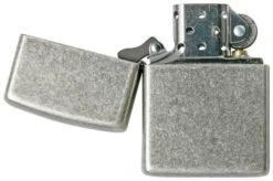 Zippo Antique Silver 60001192, Lighter 5 Zippo Antique Silver 60001192, Lighter -Knives Shop ZP121FB 001073 03 zippo