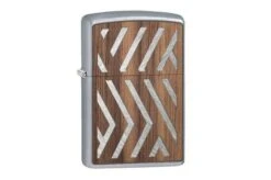 Zippo Woodchuck Walnut Emblem Herringbone Sweep 29902-000002, Lighter