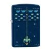 Zippo Pixel Game Design Navy Matte 49114-000002, Lighter