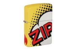 Zippo Comic Pop Art Design Matte Yellow 49533-000002, Lighter