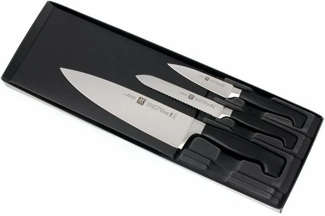 Zwilling Four Star Knife Set 3 Pieces 1 Zwilling Four Star Knife Set 3 Pieces